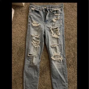 American Eagle ripped jeans